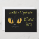 Search for black cat halloween invitations Kitten