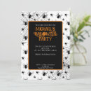 Search for spiderweb halloween invitations Black