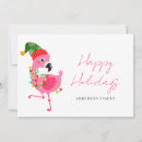 Search for pink flamingo christmas cards Modern