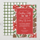 Search for poinsettia christmas invitations Holly berries
