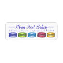 Search for french return address labels Macaron