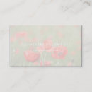 Search for poppy business cards White