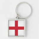 Search for england key rings Red