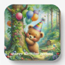 Search for cartoon birthday paper plates Watercolor