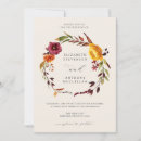 Search for autumn wreath invitations Orange