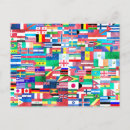 Search for world flags postcards Globe