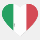 Search for italy heart stickers World flags