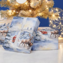 Search for christmas eve wrapping paper Sleigh