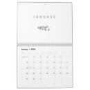 Search for watercolor calendars Botanical