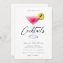 Search for girl in a martini glass invitations Girls night