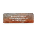 Search for orange grey return address labels Simple