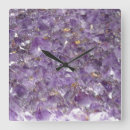 Search for amethyst clocks Stylish