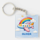 Search for rainbow colour square key rings For kids