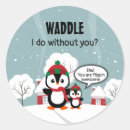Search for baby penguin cartoon stickers Funny