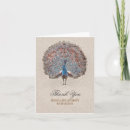 Search for peacock thank you cards Retro