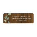 Search for botanical illustration return address labels Rustic