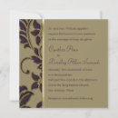 Search for eggplant gold wedding invitations Plum