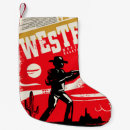 Search for western christmas stockings Vintage