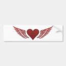 Search for winged bumper stickers Heart