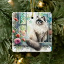 Search for ragdoll cat christmas tree decorations Cute