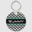 Search for black and white chevron key rings Zigzag