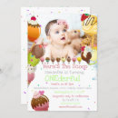 Search for candy 1st birthday invitations Ice cream