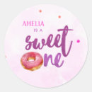 Search for cute doughnuts stickers Sweet one