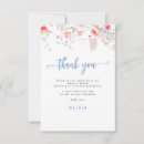 Search for baby in bloom thank you cards Wildflower baby shower