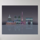 Search for paris skyline posters Funky