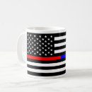 Search for thin blue line coffee mugs Usa