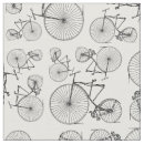 Search for bike pattern fabric Black and white