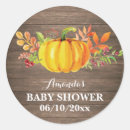Search for fall leaf thank you stickers Pumpkin baby shower