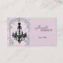 Search for chandelier business cards Fancy
