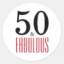 Search for fabulous and 50 stickers Typography