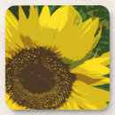 Search for sunflower coasters Bright yellow