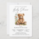 Search for watercolor flowers baby shower invitations Simple