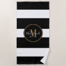Search for black and gold beach towels Stripes