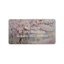 Search for flowering trees return address labels Sakura