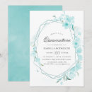 Search for aqua quinceanera invitations Blue