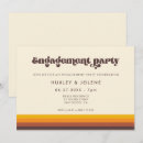 Search for colourful engagement party invitations Typography