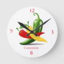 Search for chili pepper clocks Spicy