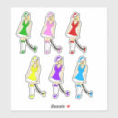 Search for yellow cat stickers Girl