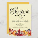 Search for typography thanksgiving invitations Thankful