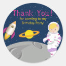 Search for outer space stickers Kids birthday