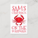 Search for crab business cards Ocean