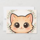 Search for kawaii birthday invitations Cat