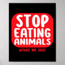 Search for animals eating posters Charcoal