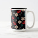 Search for red poppy flowers mugs Black