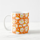 Search for orange daisy mugs Pattern