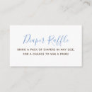 Search for diaper raffle enclosure cards Blue